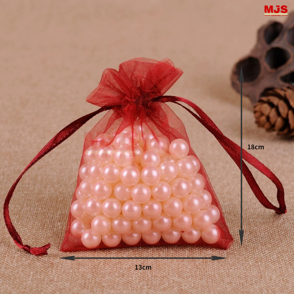 Wholesale Organza Mesh Drawstring Gift Bags Multi Color Transparent Pouches Wedding Party Candy Jewelry Storage Sacks