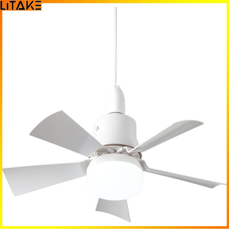 Litake Cool Light LED Ceiling Fan, Socket Fan Light Original, Fan With Remote Control 1000 Lumens / 5000 Kelvins As Seen On TV