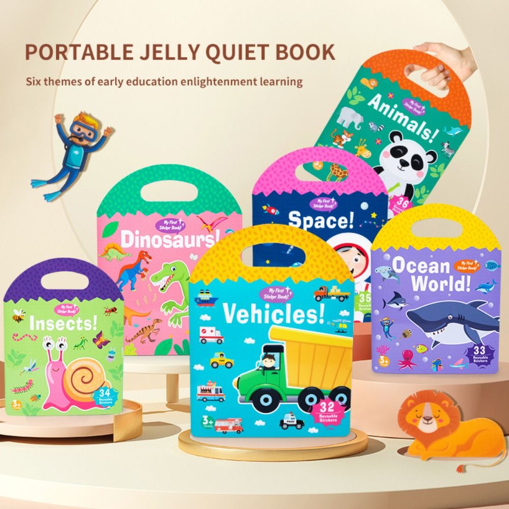 UNDERGRUOUND DISTILL65UN5 Waterproof 6 Themes Reusable for Kids Jelly