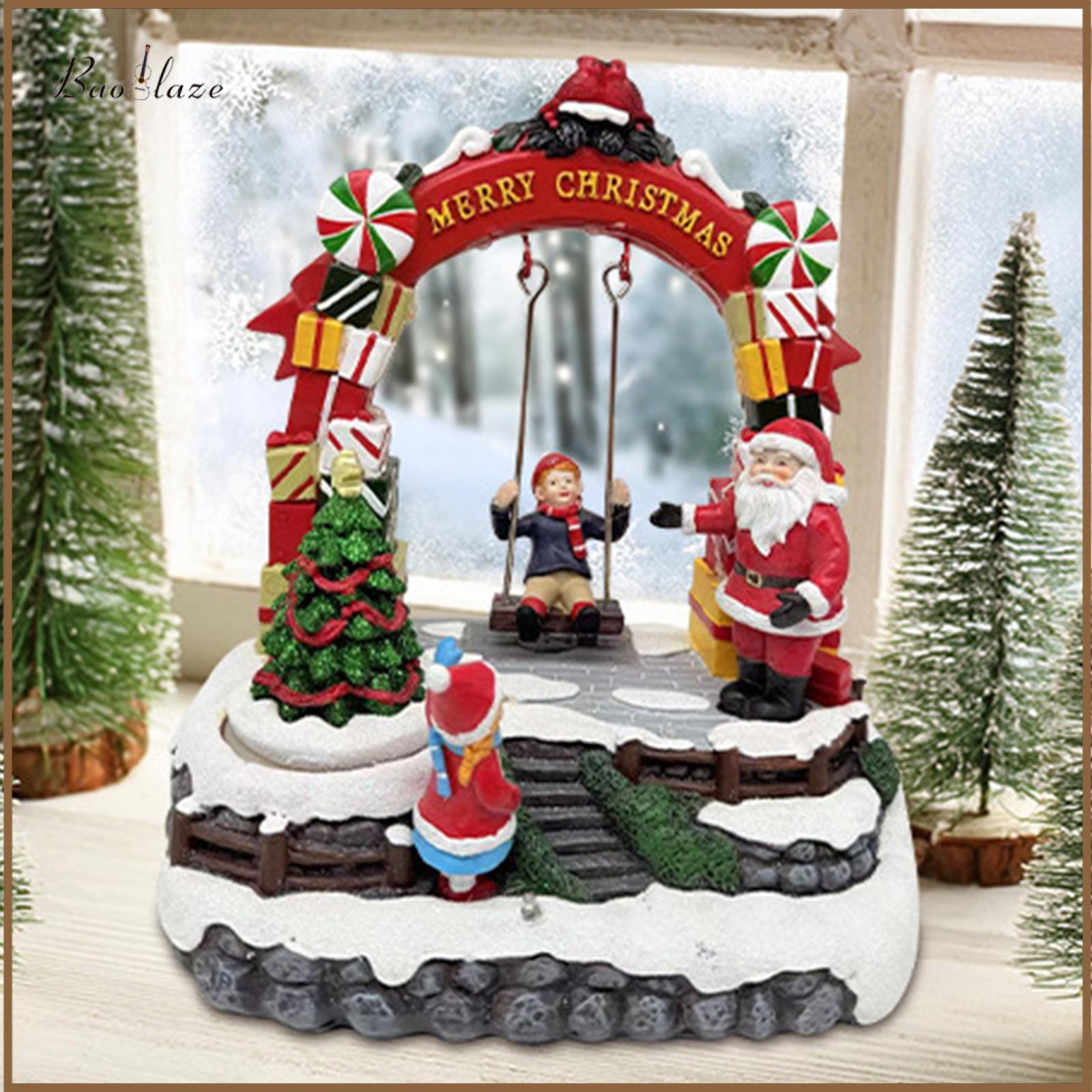 Santa Music Box Holiday Decor Unique Rotating Christmas Tree Creative Party Gifts for Wife Girlfriend Friends Lovers Kids ราคา 2,526 บาท*ส่งฟรี