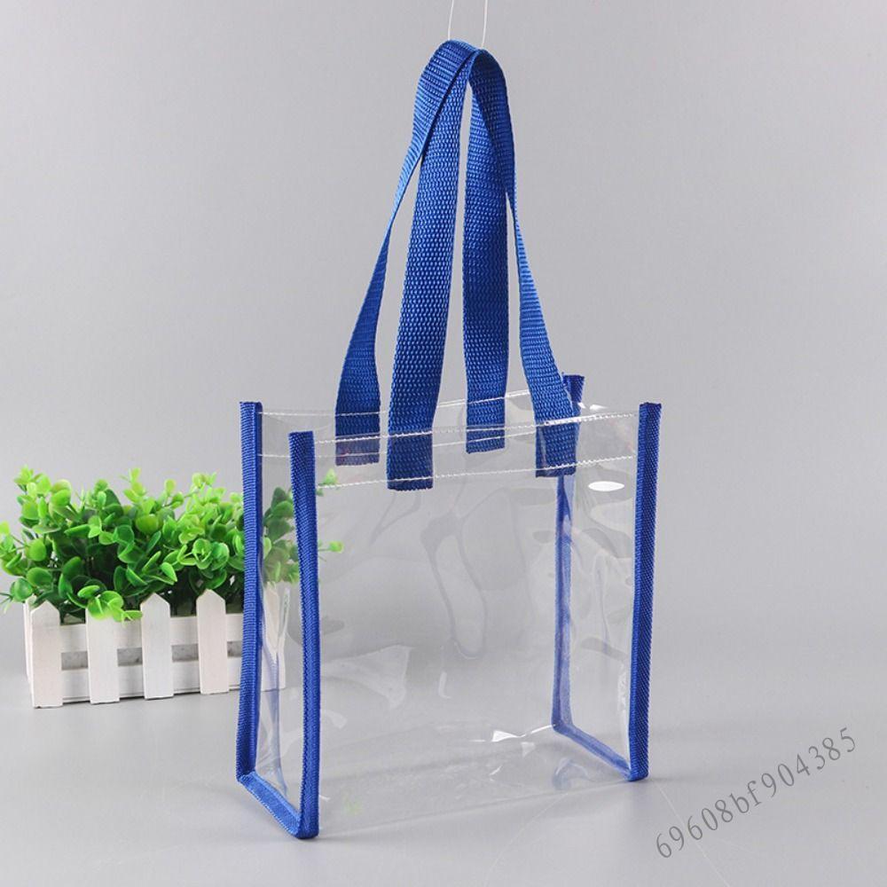 Túi tote dung tích lớn PVC trong suốt - Túi quà tặng mua sắm mỹ phẩm Jelly - 2