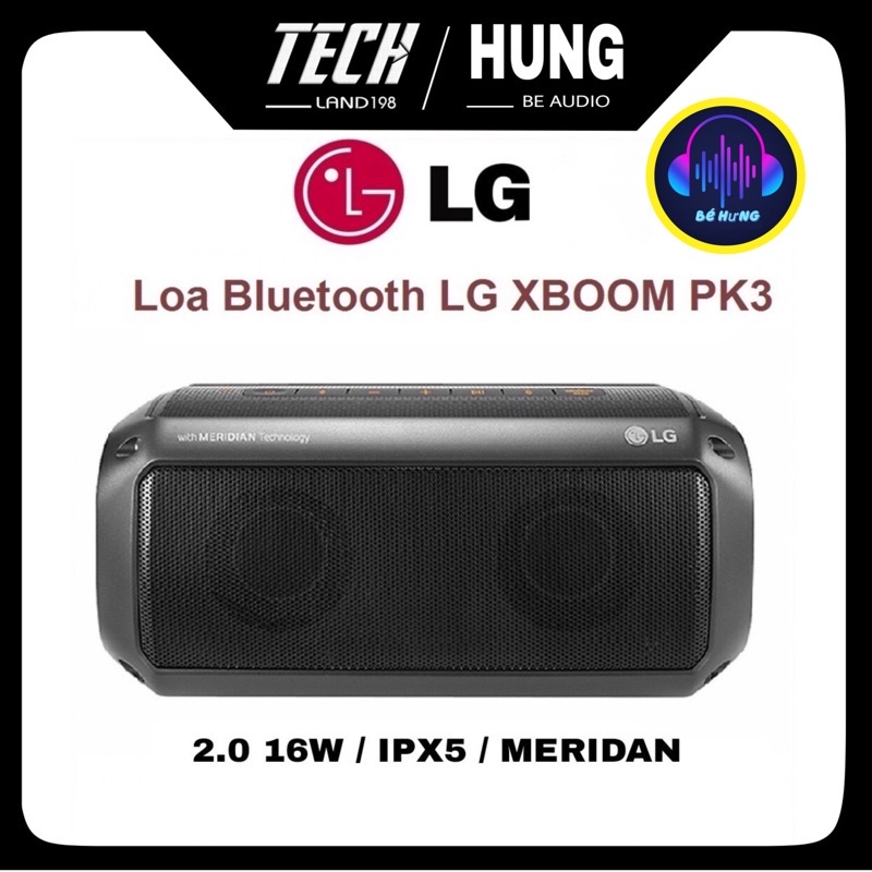 Loa Bluetooth LG Xboom PK3 hàng chính hãng cao cấp ( bảo hành 12 tháng )