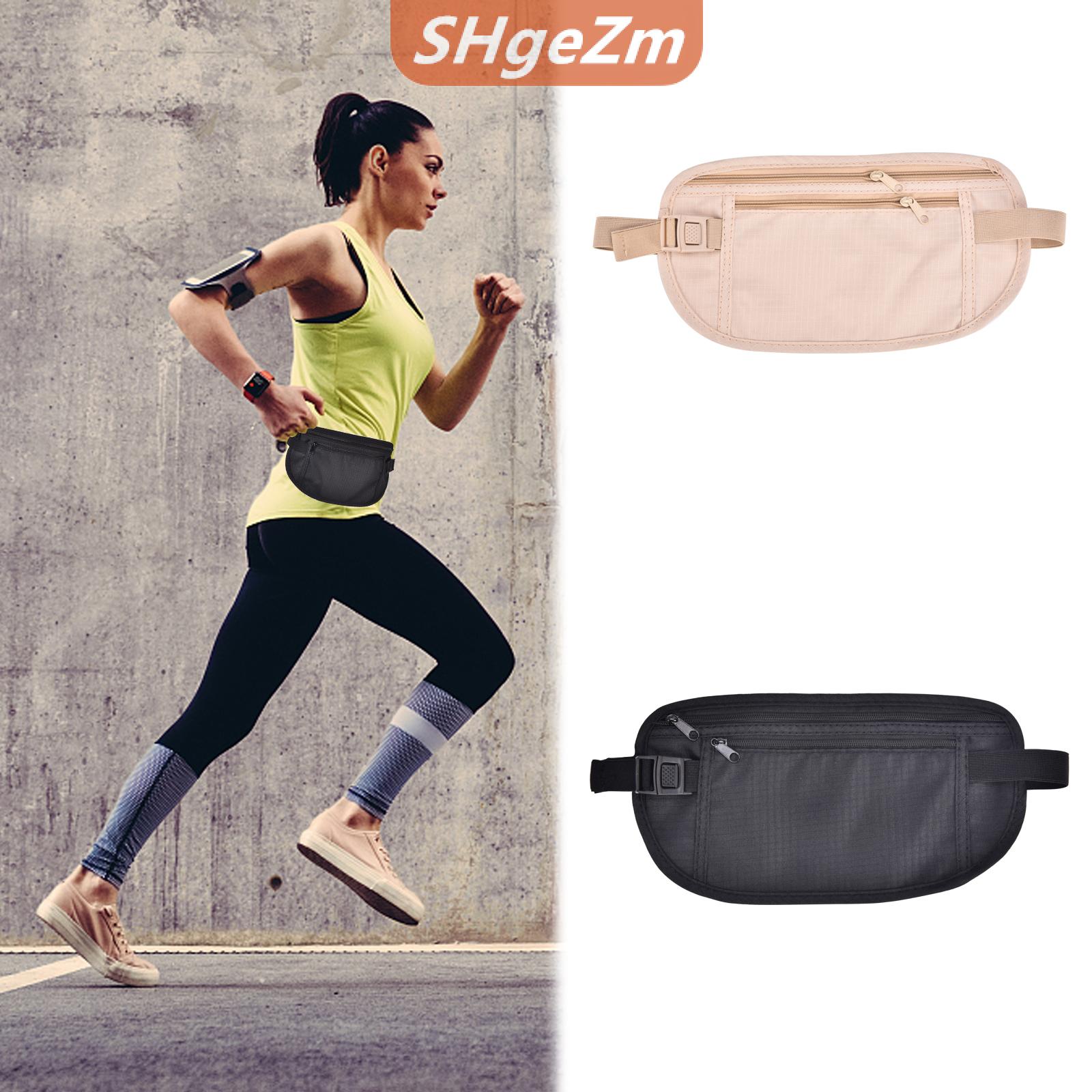 [COD] SHgeZm Vô Hình Du Lịch Hộ Chiếu Pouch Tiền Vành Đai Túi Ẩn An Ninh Ví Du Lịch Quà Tặng Ngực Túi