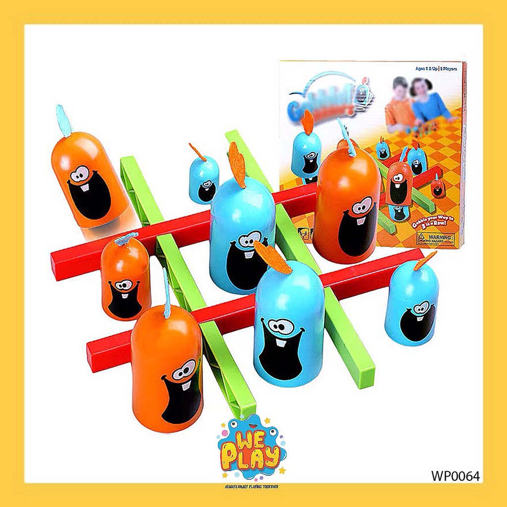WE PLAY พร้อมส่ง บอร์ดเกม Gobblet Gobblers Board Game เกมกระดาน XO ฝึกสมอง ของเล่นพัฒนาสมอง ของเล่นเสริมสร้างจินตนาการ ราคา 89 บาท*ส่งฟรี