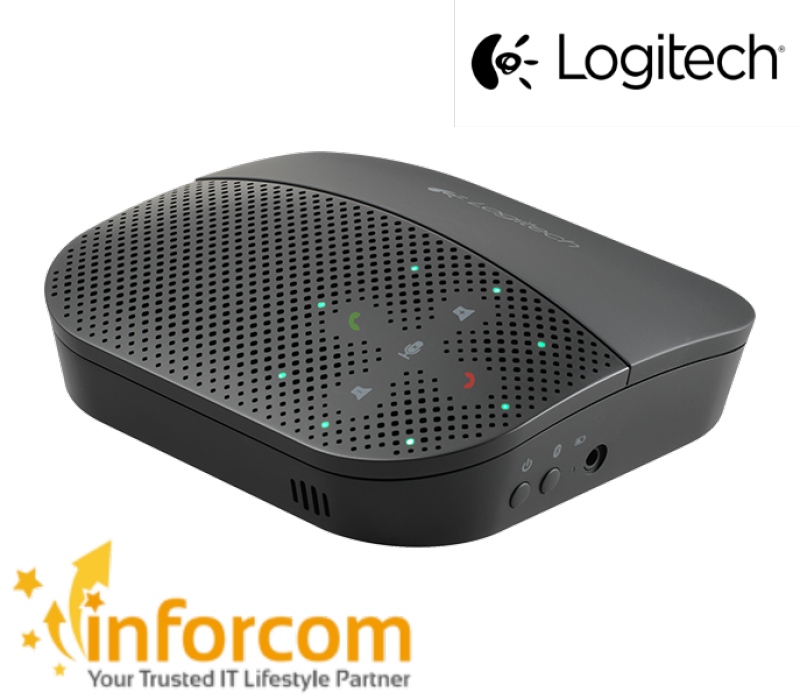 Logitech P710e Mobile Speaker phone Instant Video Call Conferencing Skype for Business Google Hangout Lync P710 710 710e Speakerphone ( Play Games Music Audio Work From Home, Home Based Learning ) Singapore