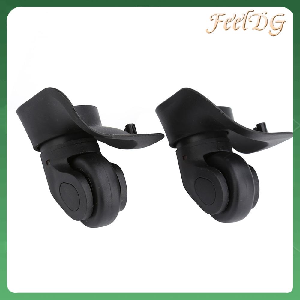 FEELDG 1 Pair Xoay Bánh xe hành lý Dễ dàng cài đặt Trang phục im lặng Bánh xe vali Bền bỉ Công suất cao Bánh xe thay thế Thay thế hành lý