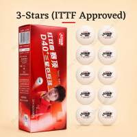 100% Authentic & Original DHS 3-Star D40+ Table Tennis Balls (White Ping Pong Balls)