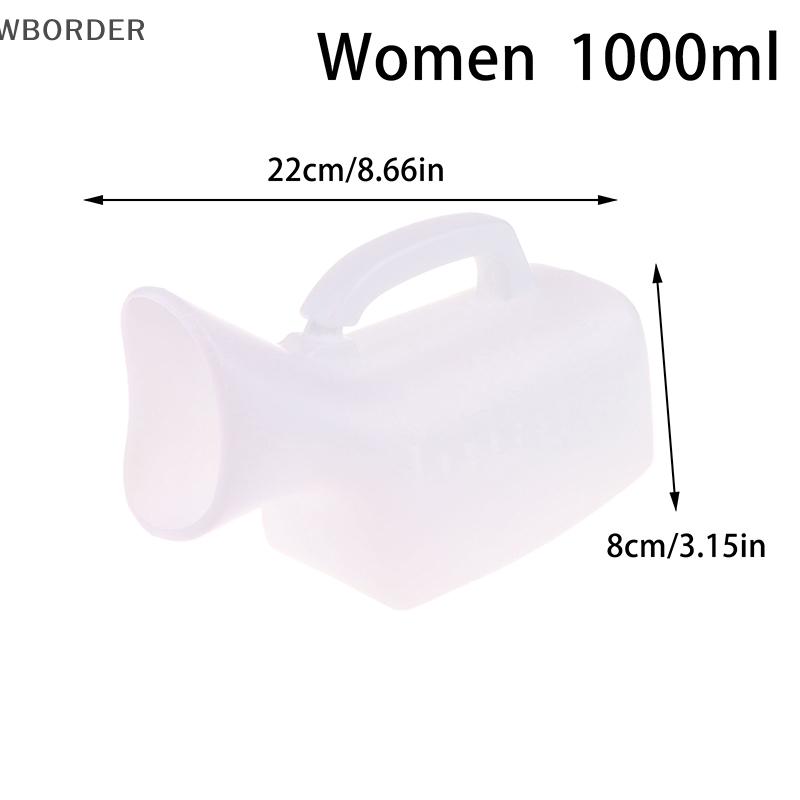 SHZTGM 1Pc Portable Urinals Bottle For Women Men 1000 1200ml Plastic Bedpan Bottle With without Lid Pee Container Urinary Pee Bottle