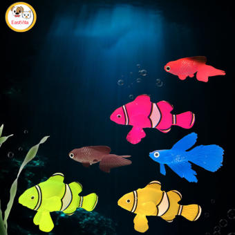 Sáng nhân tạo mô phỏng cá vàng Silicone nổi cá giả cho trang trí bể cá cảnh