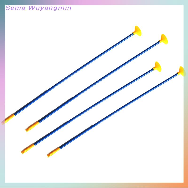 Senia 10pcs Sucker bắn cung mũi tên PVC thực hành mũi tên mục tiêu mũi tên cho trẻ em Đồ chơi cung
