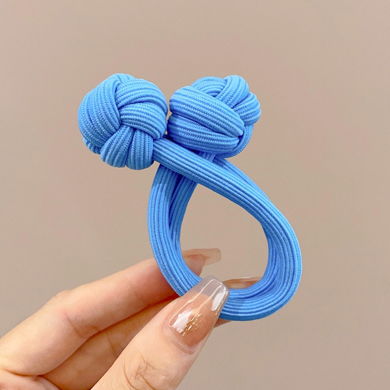 Ban nhạc đầy màu sắc và cao su dày với độ co giãn cao và độ bền mới mở-Kết thúc Dây Buộc Tóc Phụ kiện tóc