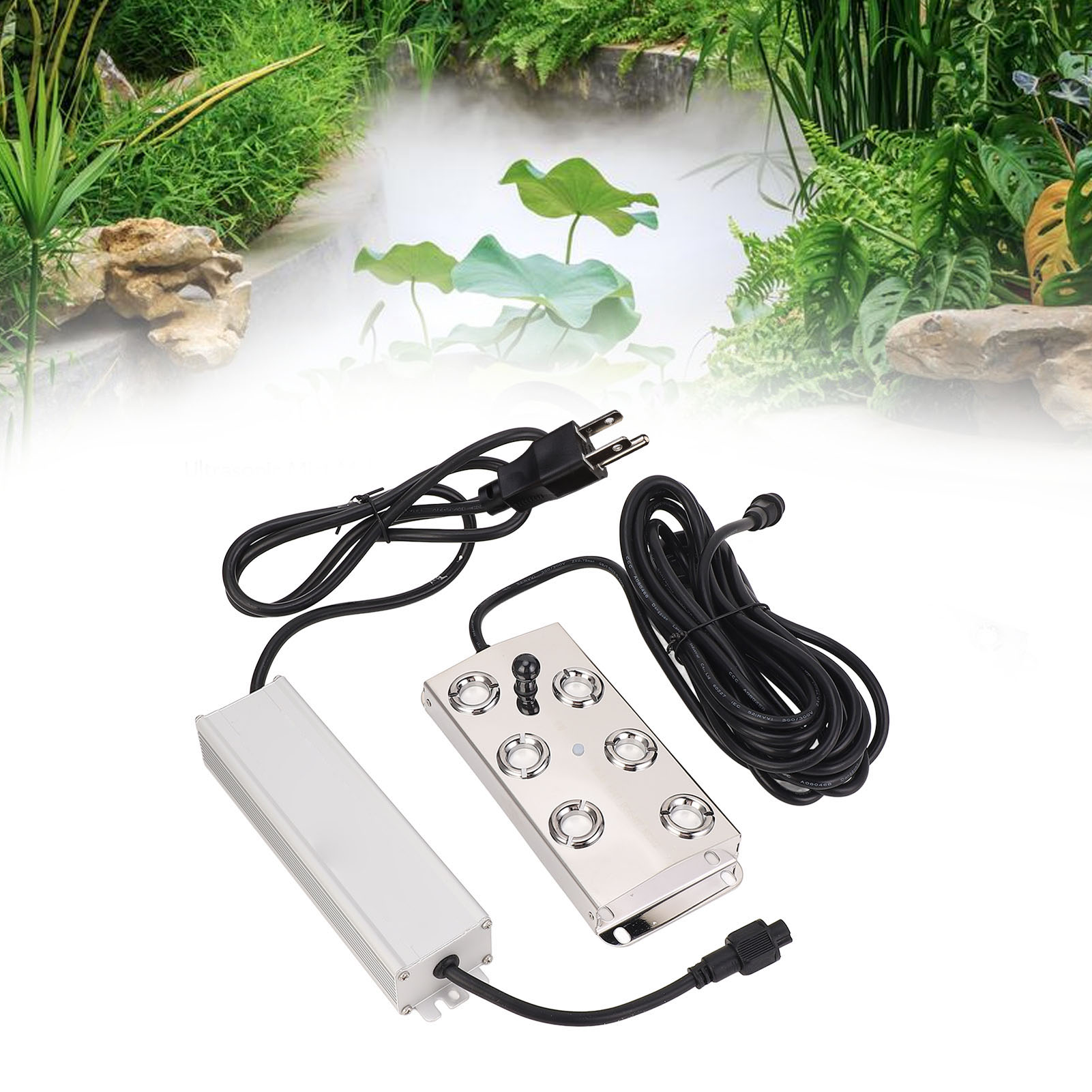 Ultrasonic Fogger Ultrasonic Mist Maker 304 Stainless Steel with IP67 Power Supply for Pond ราคา 1,998 บาท*ส่งฟรี