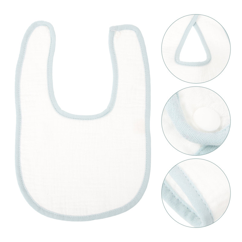 ROSENICE Baby Bib Bibs for Teething Drool Simple Gift Toddler Girl Cotton Infant Drooling