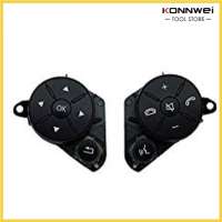 Konnwei Vô Lăng Điều Khiển Từ Xa Nút Điều Khiển ABS Đa Năng Màu Đen Bên Trái Thay Thế Cho Benz W204 W212