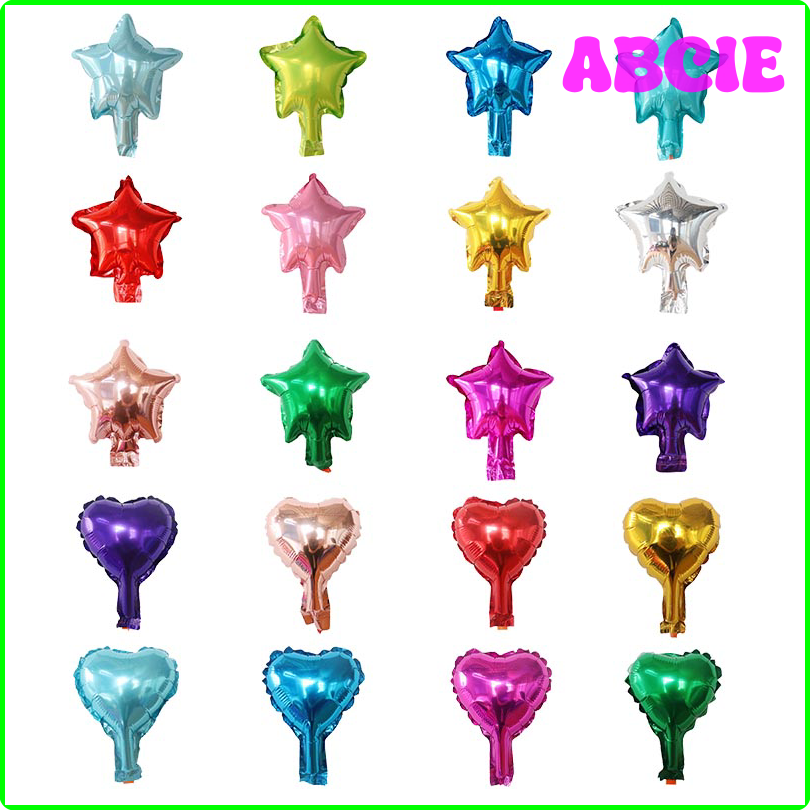 ABCIE 50/100Pcs Small Pentagram Balloons 5inch Colorful Five-pointed Star Air Globo Valentine's Day Wedding Birthday Party Decorations HIJKQ