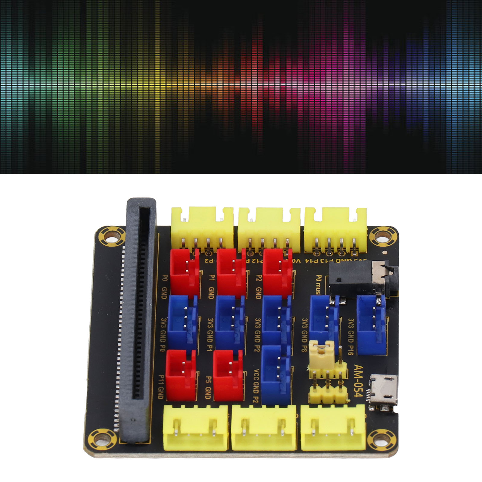 Garosa Bảng phát triển loại B Bảng mở rộng âm thanh 3 5mm PCB hiệu suất cao Bộ nguồn Micro USB DC 3.3-5.5V chuyên nghiệp Cài đặt dễ dàng cho máy tính Giá 134,000 Đồng*Miễn phí vận chuyển