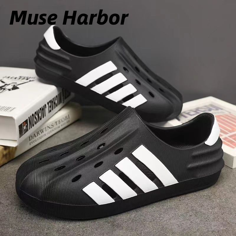 Muse Harbor รองเท้าลำลองชาย EVA สวมใส่สบาย เหมาะสำหรับทุกวัน หลายสี ราคา 138 บาท*ส่งฟรี