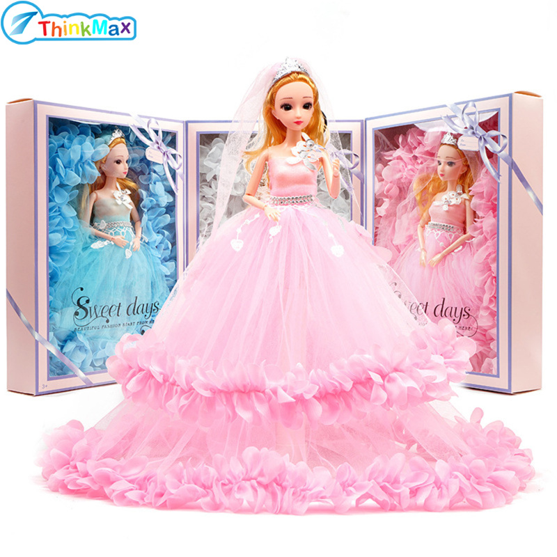 40cm Cartoon Wedding Doll Princess Girl Toy Children Birthday Gift Kids