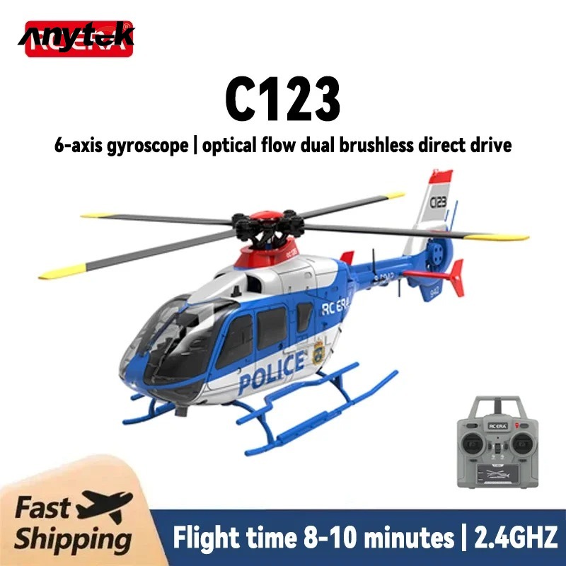 C123 Remote Control Helicopter 6CH Double Brushless Direct Drive Single Paddle RC Helicopter Toys Gifts For Boys Girls ราคา 10,403 บาท*ส่งฟรี