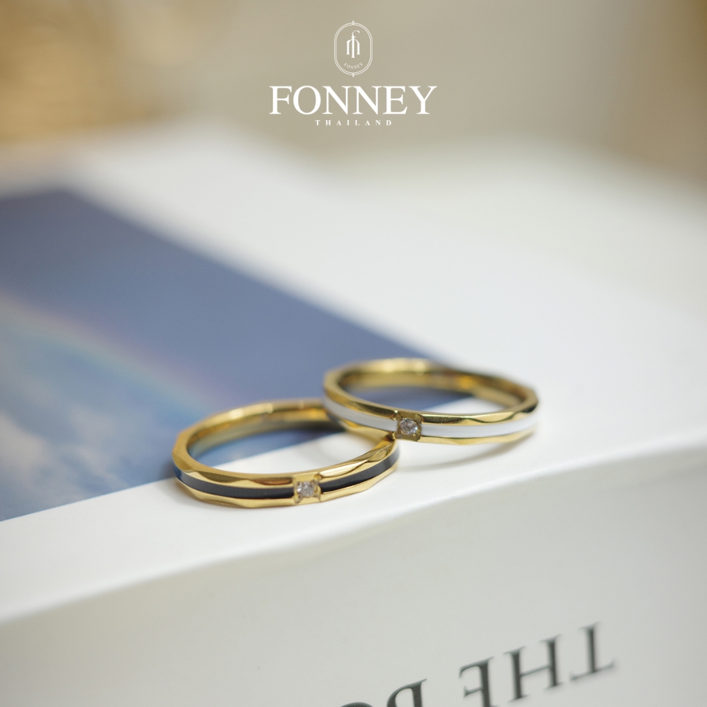 NEW! แหวนทอง สแตนเลส รุ่น Couple ราคา 280 บาท*ส่งฟรี