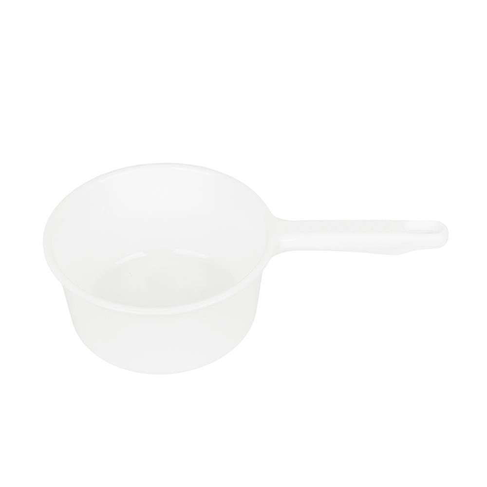 HomePro ขันน้ำกลมมีด้าม PLIM 16.5cm สีขาว แบรนด์ PLIM ราคา  39 บาท*ส่งฟรี