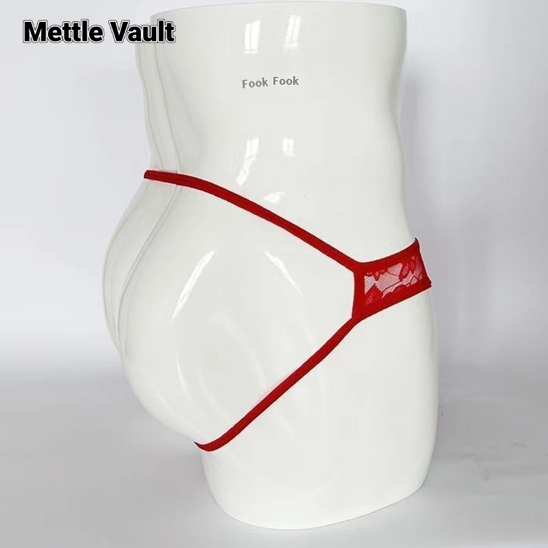Mettle Vault đồ lót ren trong suốt nam Thong xuyên thấu đồ lót ren in họa tiết thoáng khí