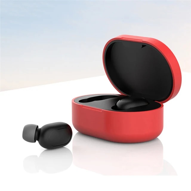 Silicone Earphone Case For Xiaomi Mi Redmi Airdots Headphones Cover Tws