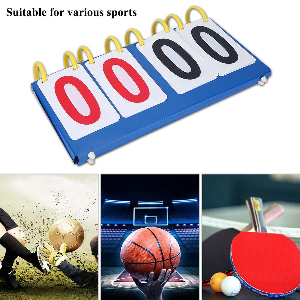3/4 chữ số xách tay lật thể thao scoreboard điểm conuter cho bảng Tennis Bóng Rổ