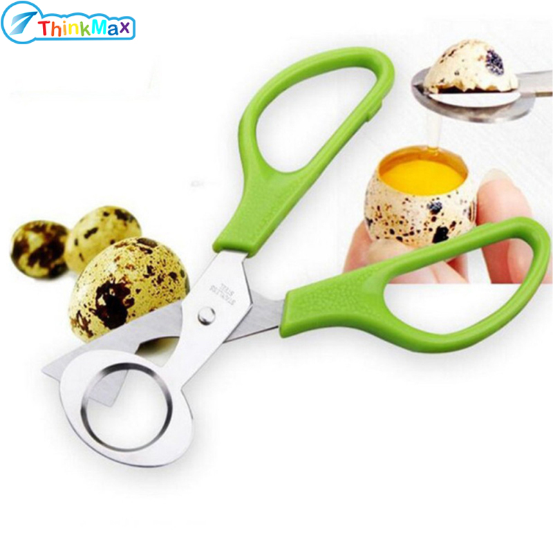 Quail Egg Scissors Stainless Steel Egg Shell Cutter Opener Kitchen Essentials Tools ราคา 28 บาท*ส่งฟรี