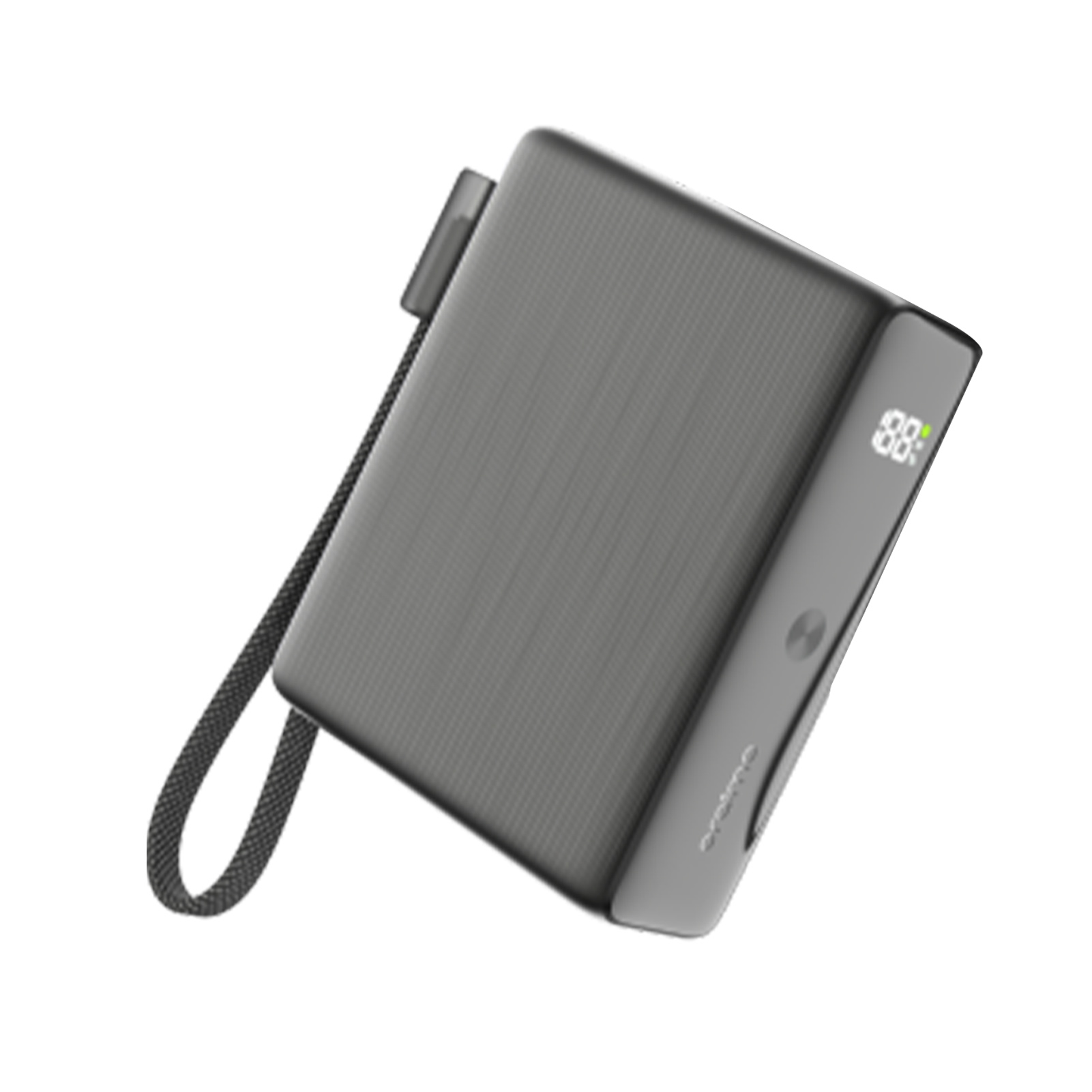 Oraimo 10000mAh Power Bank Sạc nhanh 22 5W tích hợp cáp Type C Màn hình thông minh Bộ sạc di động bỏ túi mini
