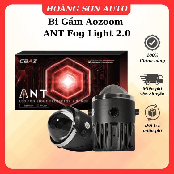 Bi Gầm Aozoom ANT Fog Light 2.0 Inch chính hãng (Giá 1 đôi) Giá 3,920,000 Đồng*Miễn phí vận chuyển
