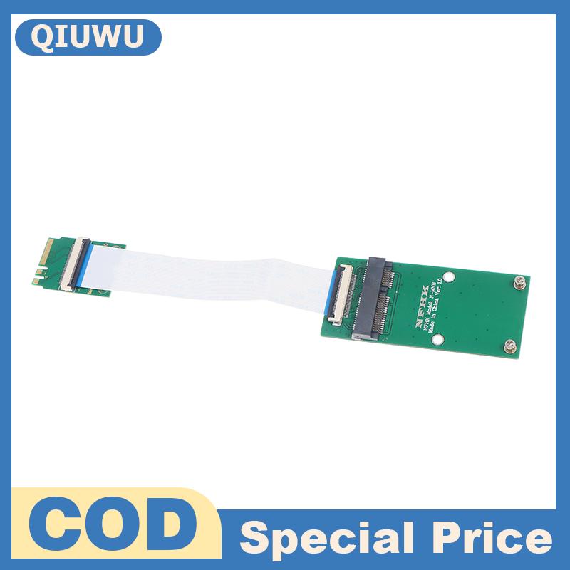 QIUWU มินิ PCIe การ์ดเครือข่าย A + E คีย์ M.2อะแดปเตอร์การ์ดเครือข่ายไร้สาย สายต่อการ์ด ราคา 177 บาท*ส่งฟรี