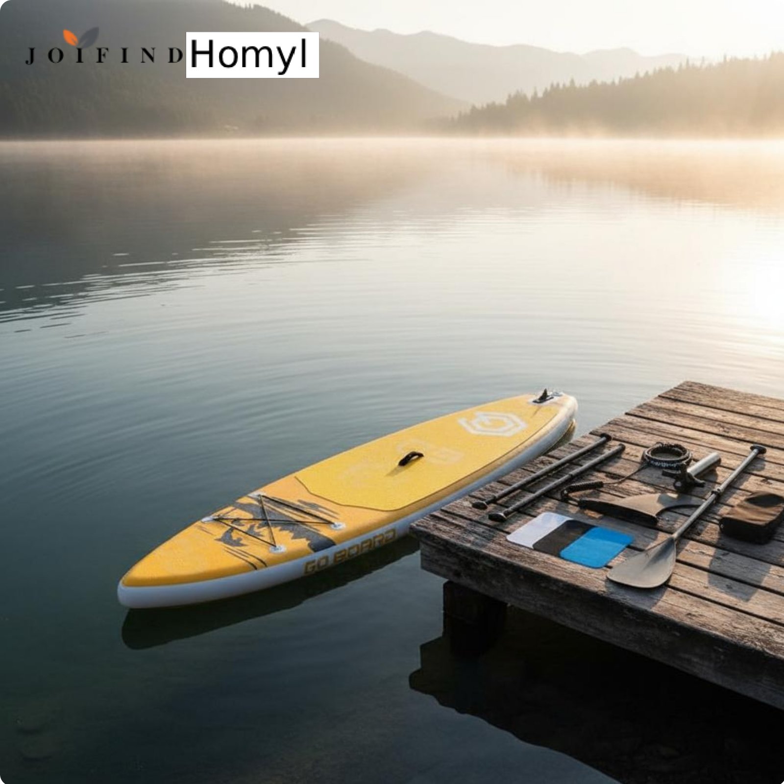 Homyl Lightweight SUP Racing Board Portable Double Layer Stand-up Paddleboard Sturdy Construction Inflatable Paddleboard Quick Inflation for Outdoor ราคา 15,313 บาท*ส่งฟรี