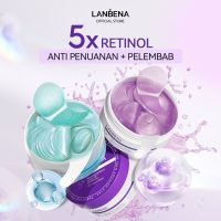 LANBENA Eye Mask Anti-Aging Mata Eye Patches Wajah Mencerahkan Melembabkan Remove Dark Circles Kantung Mata masker mata panda 2 PCS Set
