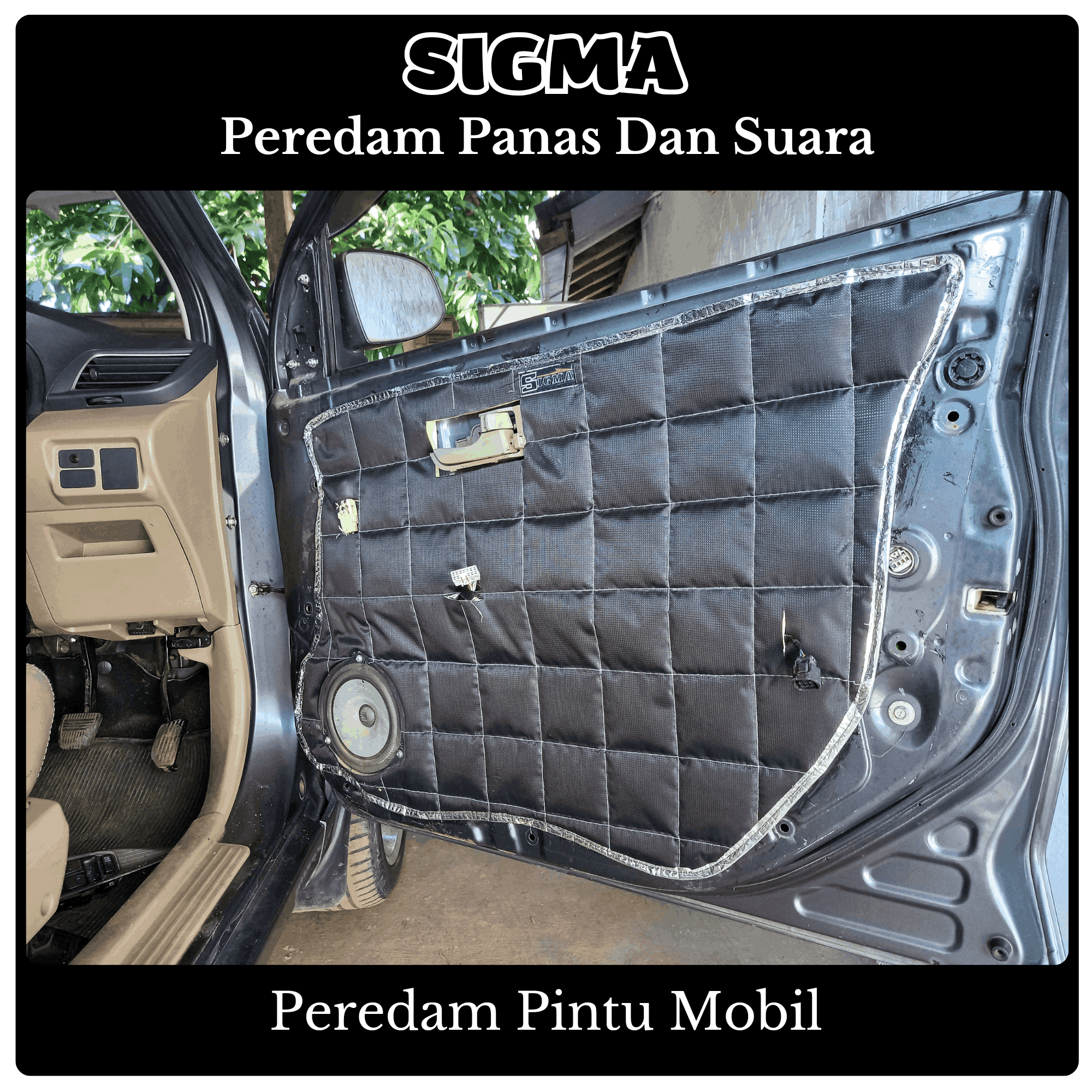 Peredam Suara 4 Pintu Mobil Toyota Corolla Altis Tahun 2000 2001 2002 2003 2004 2005 2006 Harga 400,000 rupiah*Gratis Ongkir