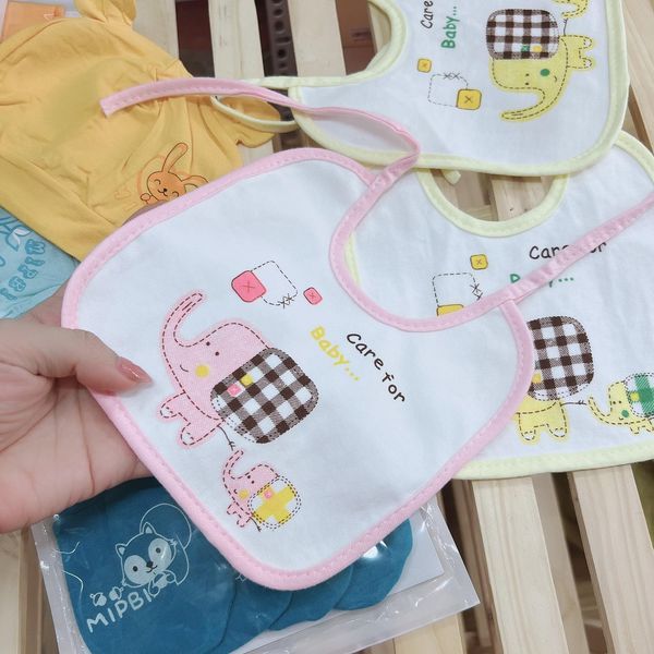 Yếm Voi buộc dây sơ sinh chống thấm