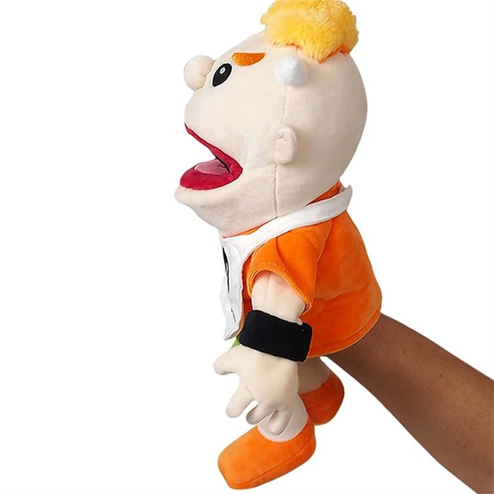 Jeffy Puppet, Jeffy Puppet Soft Plush Hand Puppet, Mischievous Funny Dolls  Toy with Working Mouth, Funny Finger Puppet Toy for Playhouse, Birthday,  Halloween Party : : Toys