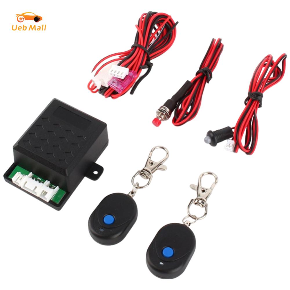 [UEB Mall]ระบบเตือนภัยรถยนต์ล็อคอัตโนมัติ 12V ปลดล็อคอุปกรณ์ Immobilizer CAR Circuit Cirit Circuit Circuit Circuit Circuit พร้อมตัวควบคุมระยะไกล 2 ตัว ราคา 181 บาท*ส่งฟรี