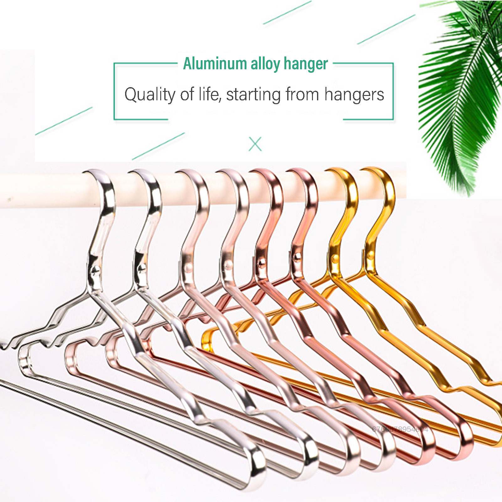 5PCS/10PCS Multi-Functionalแขวนเสื้อผ้าลื่นสวมใส่เสื้อผ้าRackเหมาะสำหรับผ้าพันคอผ้าเช็ดตัวผ้าคลุมไหล่ JS-011-TH - ยี่ห้อ OEM ราคา 138 บาท*ส่งฟรี