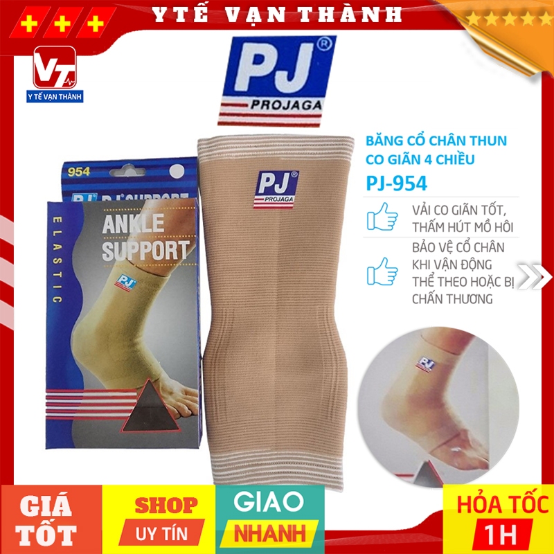 ✅ băng thun cổ chân co giãn 4 chiều pj-954 | băng cổ chân, gót chân chính hãng đài loan -vt0124 - y tế vạn thành