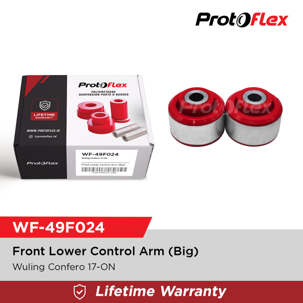 Protoflex Bushing Lower Arm Depan (Besar) Wuling Confero 17-ON Harga 800,000 rupiah*Gratis Ongkir