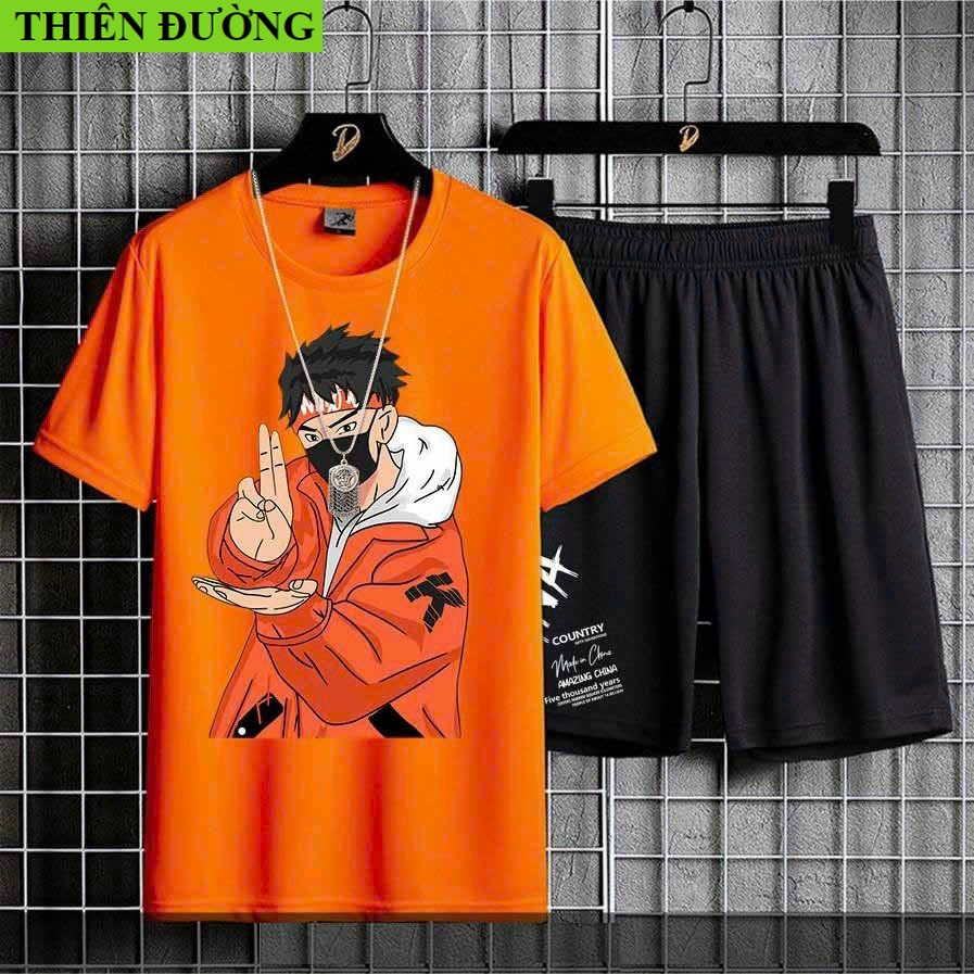 [HOT TREND] Sét Bộ Đồ Thun Thể Thao Nam Đồ Bộ Ở Nhà Và Đi Chơi Đều Được Chất Vải Dày Phù Hợp Mặc Mát Mẻ Gợi Phong Cách Sành Điệu Đồ Đẹp Hàng Hot Trend THIÊN ĐƯỜNG VN FASHION