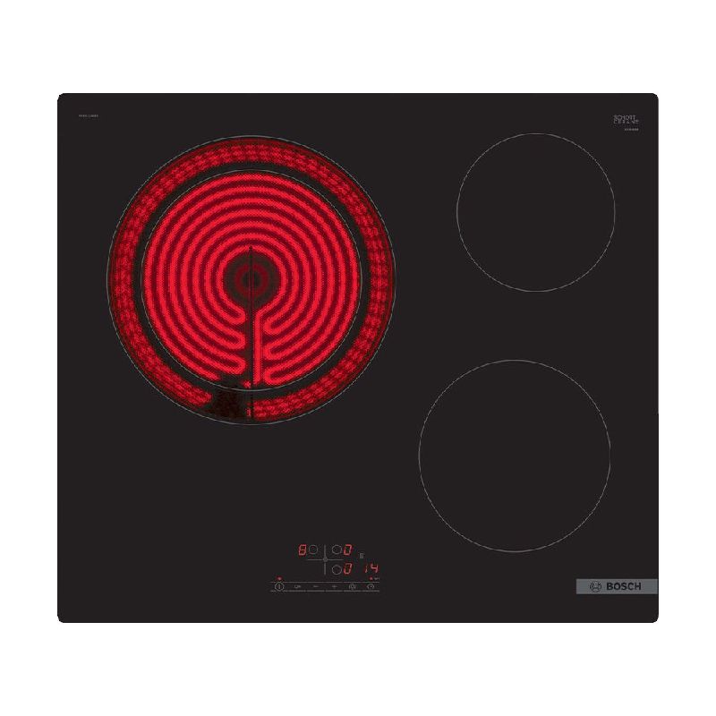 BOSCH เตาไฟฟ้าเซรามิค รุ่น PKK611BB8E 60 CM, 3 Zone ราคา 23,900 บาท*ส่งฟรี