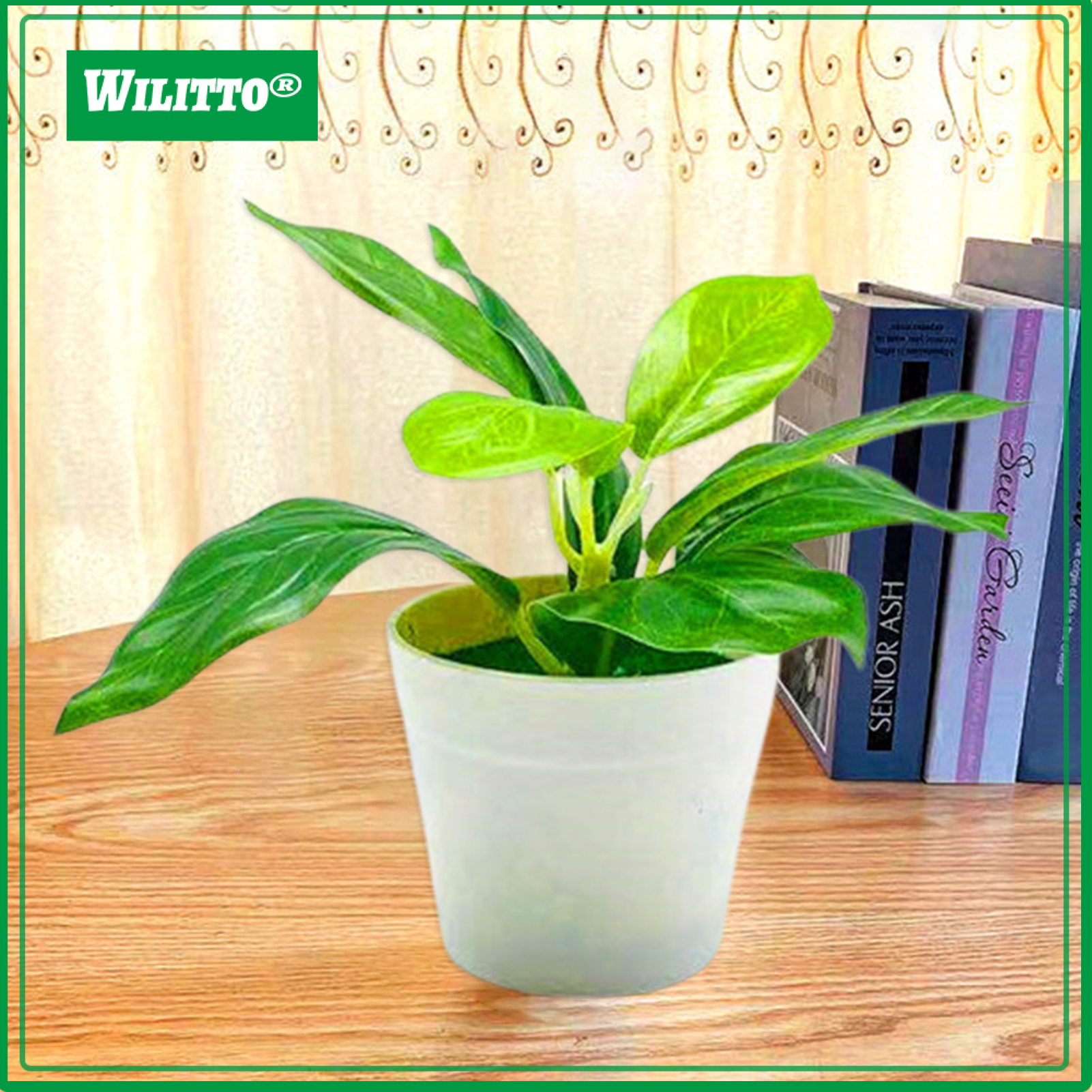 Artificial Potted Plant Realistic Plastic Eye-Catching Imitative Bonsai Plants for Home ราคา 68 บาท*ส่งฟรี