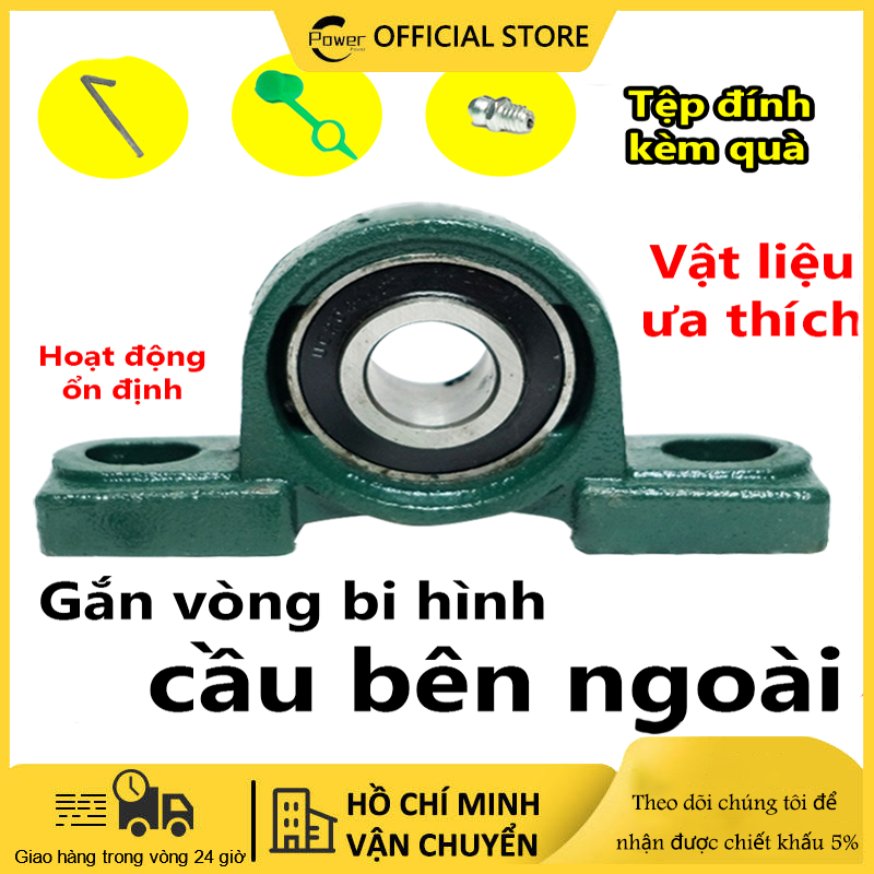 🔥FREESHIP🔥 Vòng bi được đỡ hoàn toàn UCP 204 205 206 207 208 209 210