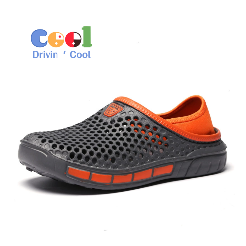 Drivin' Cool รองเท้าขับผู้ชายรุ่นใหม่ขนาด40-47รองเท้ารูใส่สบายระบายอากาศรองเท้าแตะส้นและรองเท้าแตะ ราคา 139 บาท*ส่งฟรี