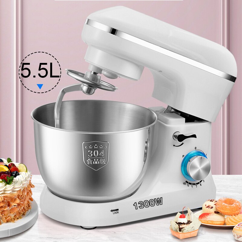  Kitchen Electric Food Mixer 1300W 6.5L Electric Mixer