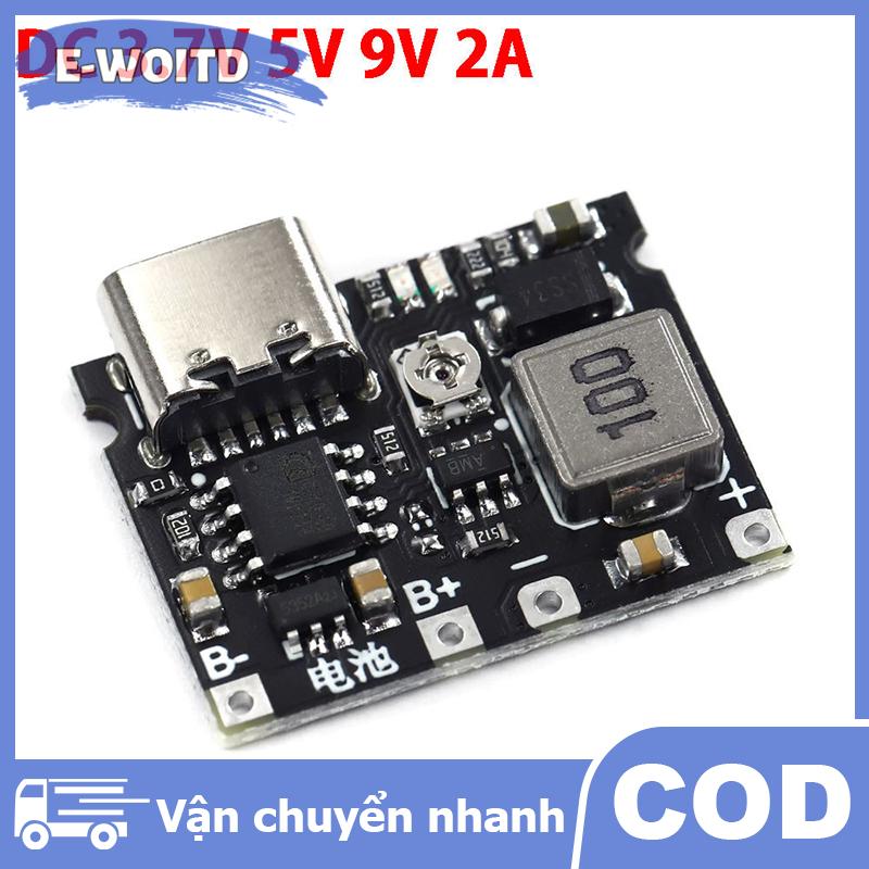 E-WOITD Loại-C USB 3.7V 4.2V 1A 5W Lithium Li-ion 18650 pin sạc Hội Đồng Quản trị DC-DC bước lên Boo