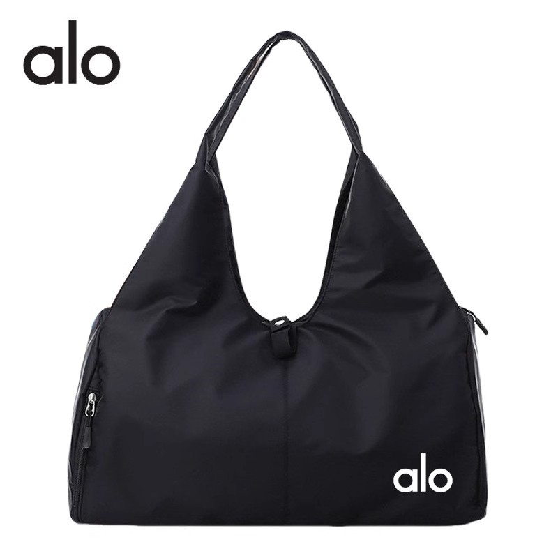 Alo Yoga Fitness Bag Travel Storage Bag College Student Shoulder Bag Large Capacity Foldable Multi-function Handbag