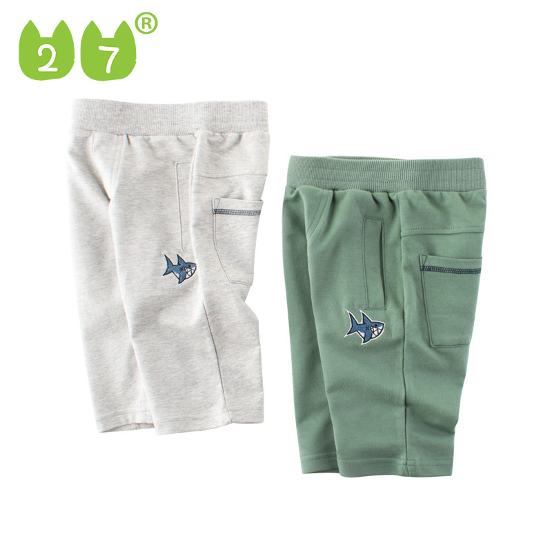 27kids เด็กสไตล์เกาหลีกางเกงเด็กแบบใหม่กางเกงเด็กกางเกงกีฬาเด็กผู้ชายกางเกงเจ็ดส่วน ราคา 219 บาท*ส่งฟรี